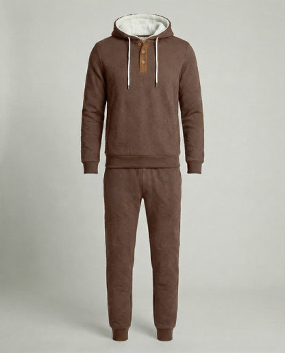 Tuta Jogging Uomo Felpa con Cappuccio e Pantaloni