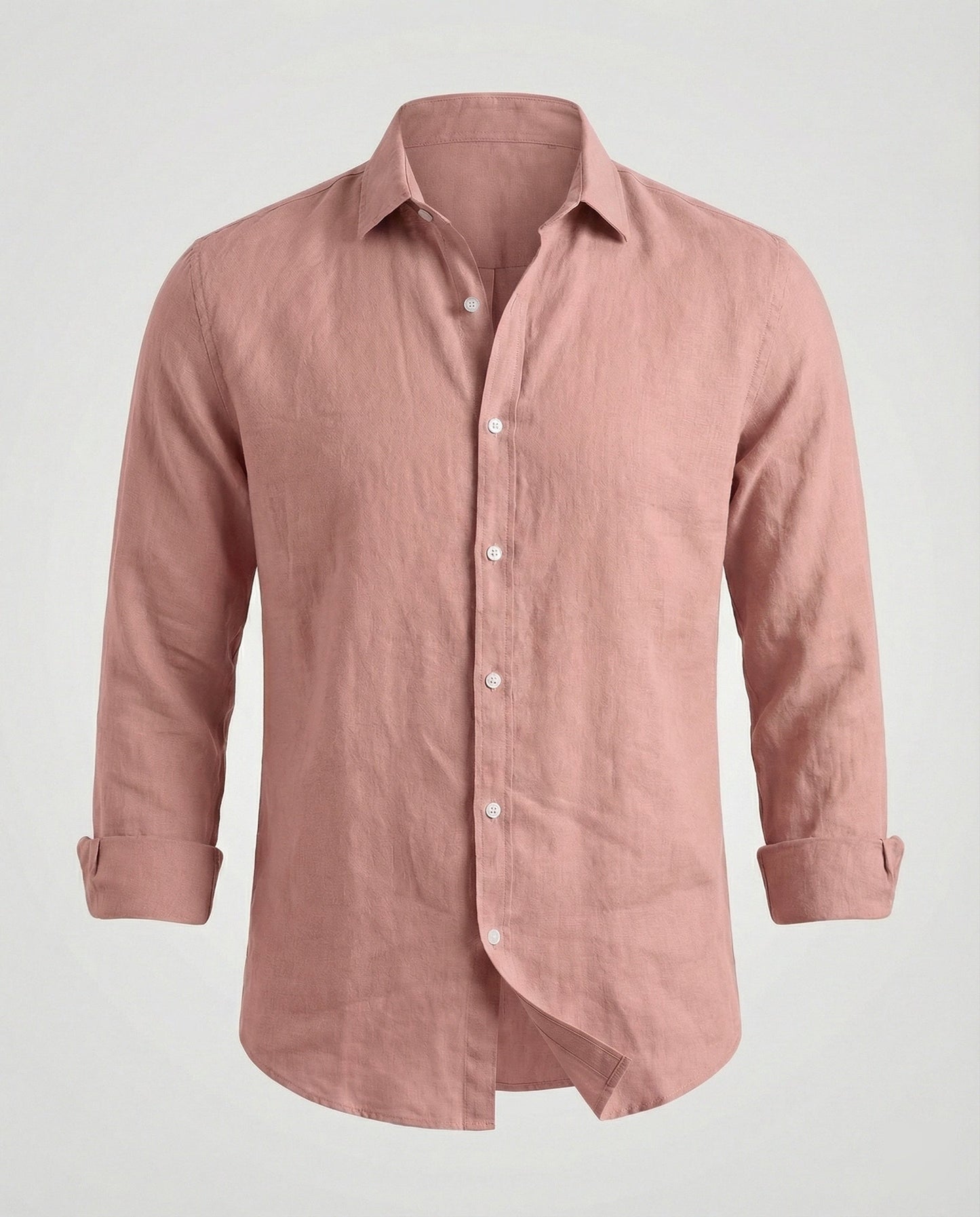 Camicia Uomo Lino Colletto Kent Estiva