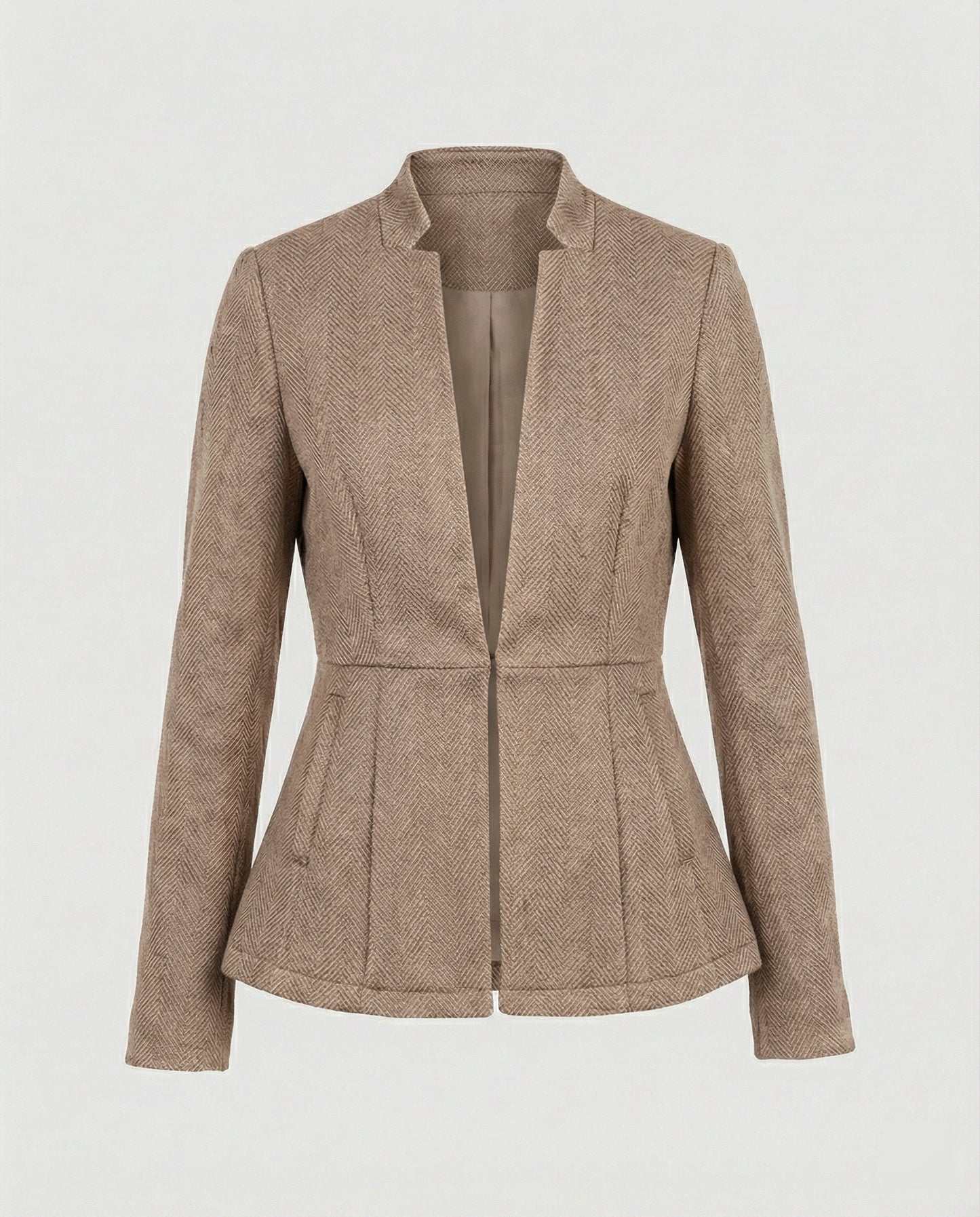 Blazer Donna Smanicato Motivo Pied de Poule Classico
