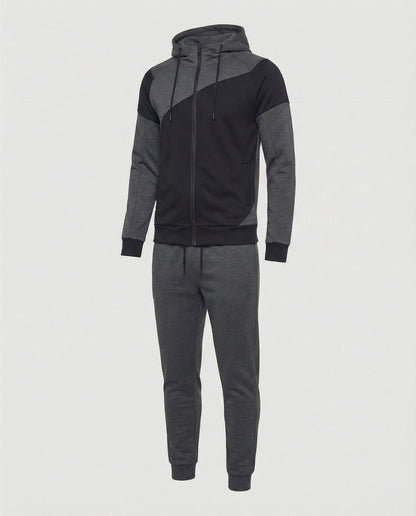 Tuta Jogging Uomo con Cappuccio Slim Fit - Brentozzi