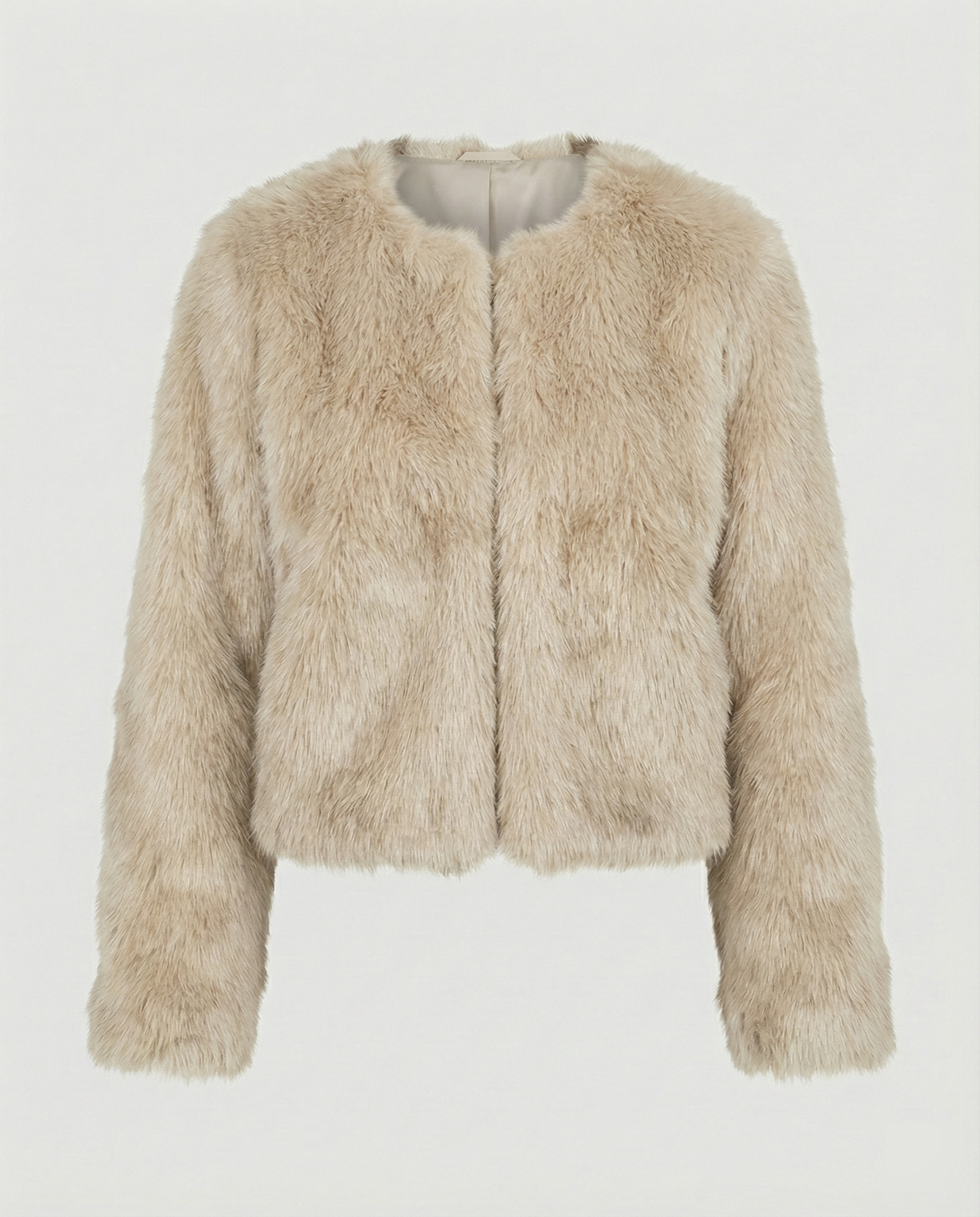 Cappotto Corto Donna in Pelliccia Sintetica