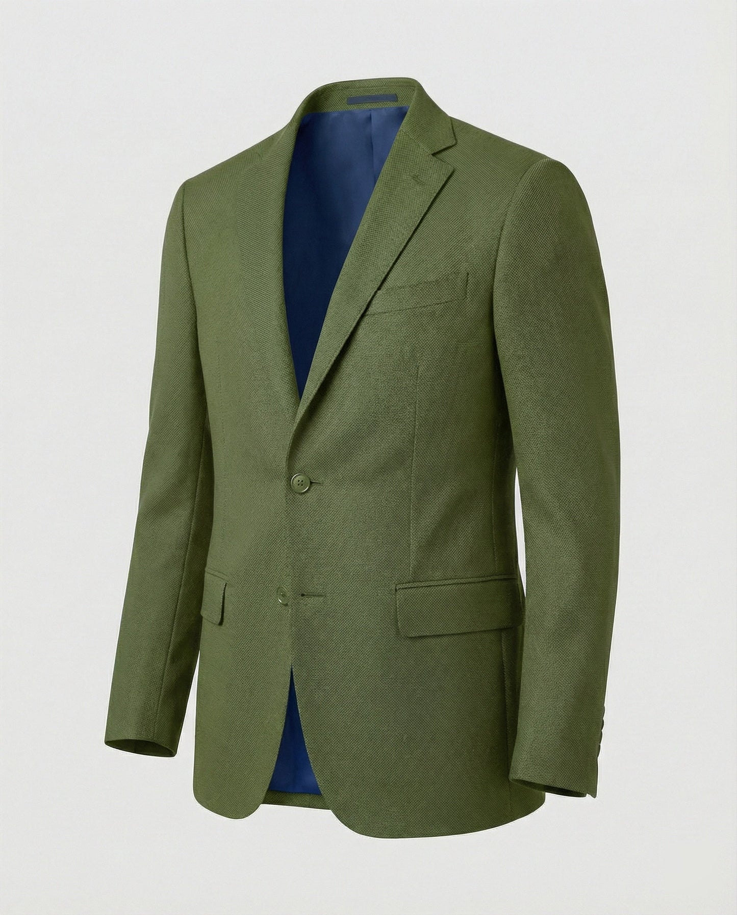 Blazer Uomo in Tessuto Strutturato Classico