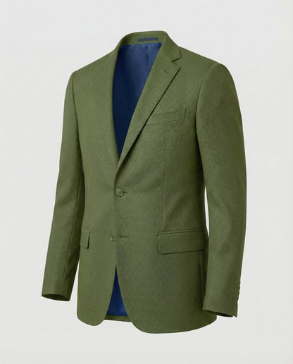 Blazer Uomo in Tessuto Strutturato Classico
