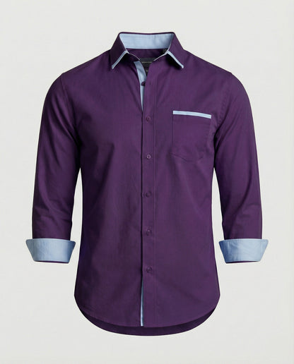 Camicia Uomo Business Collo Kent Classica