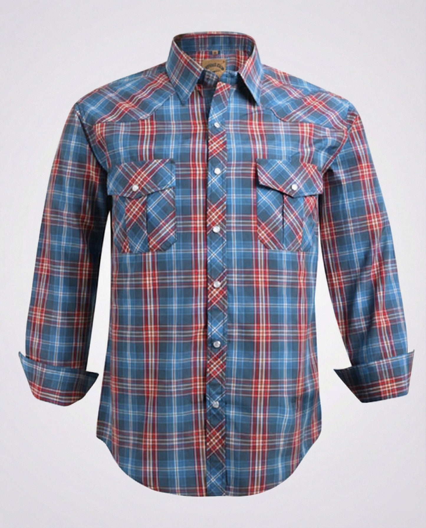 Camicia Uomo Casual Quadri Taglio Slim