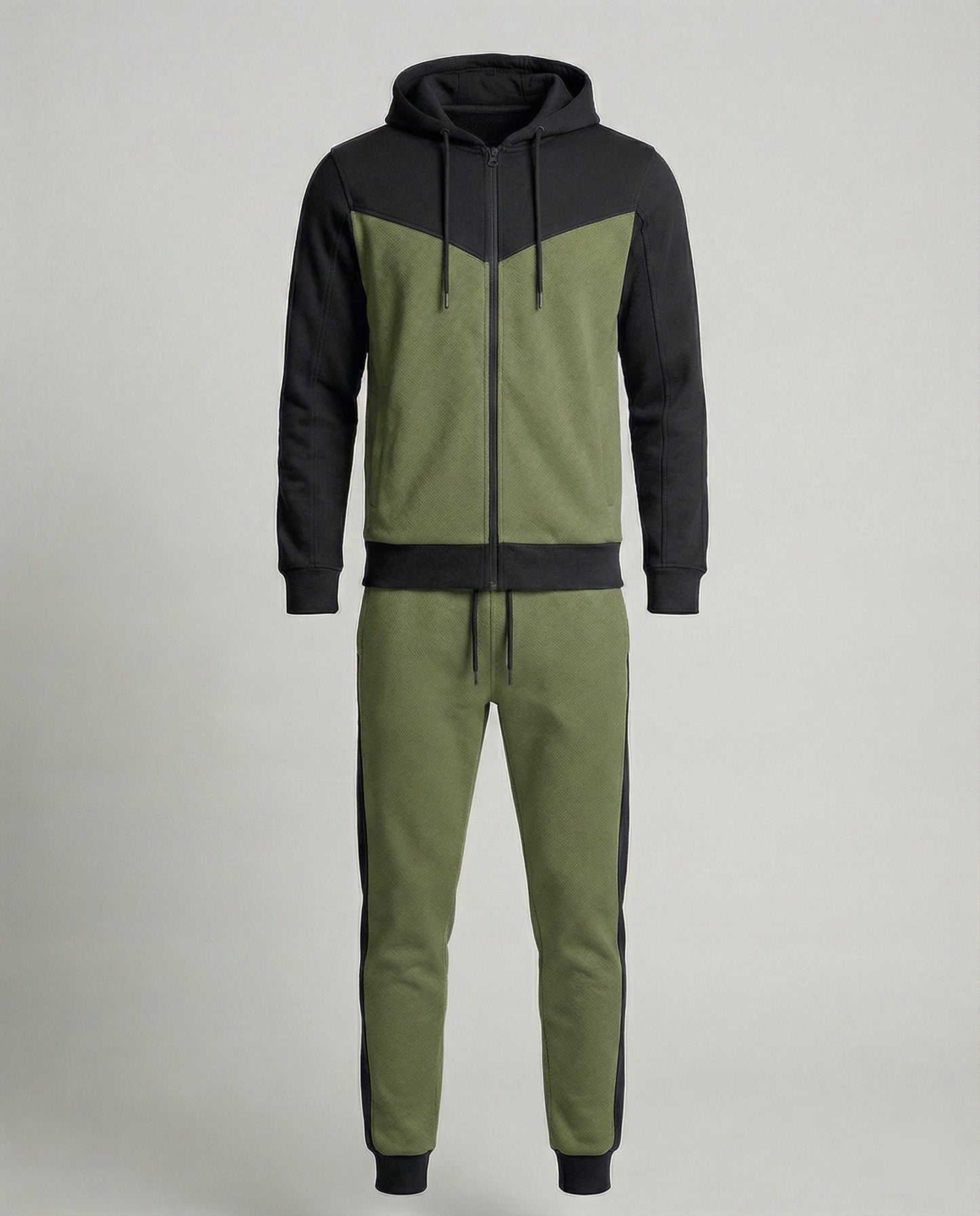 Tuta Sportiva Uomo con Cappuccio e Pantaloni Jogging