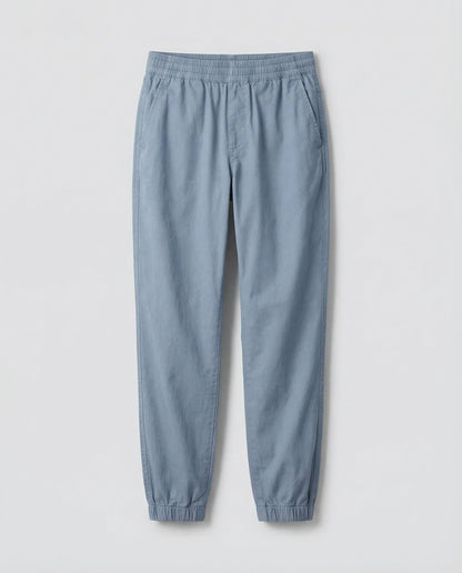 Pantaloni Chino Donna Cotone Vestibilità Jogging