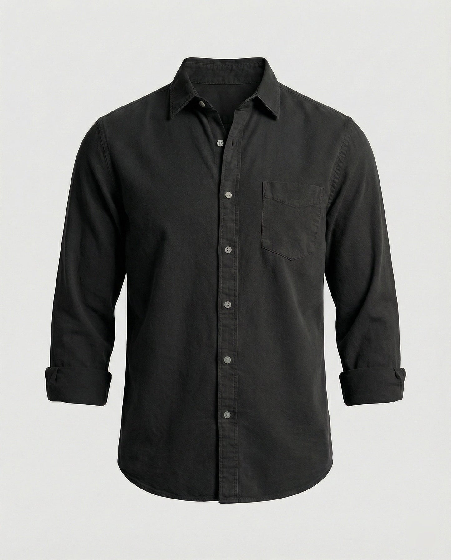 Camicia Uomo Manica Lunga Classica con Taschino