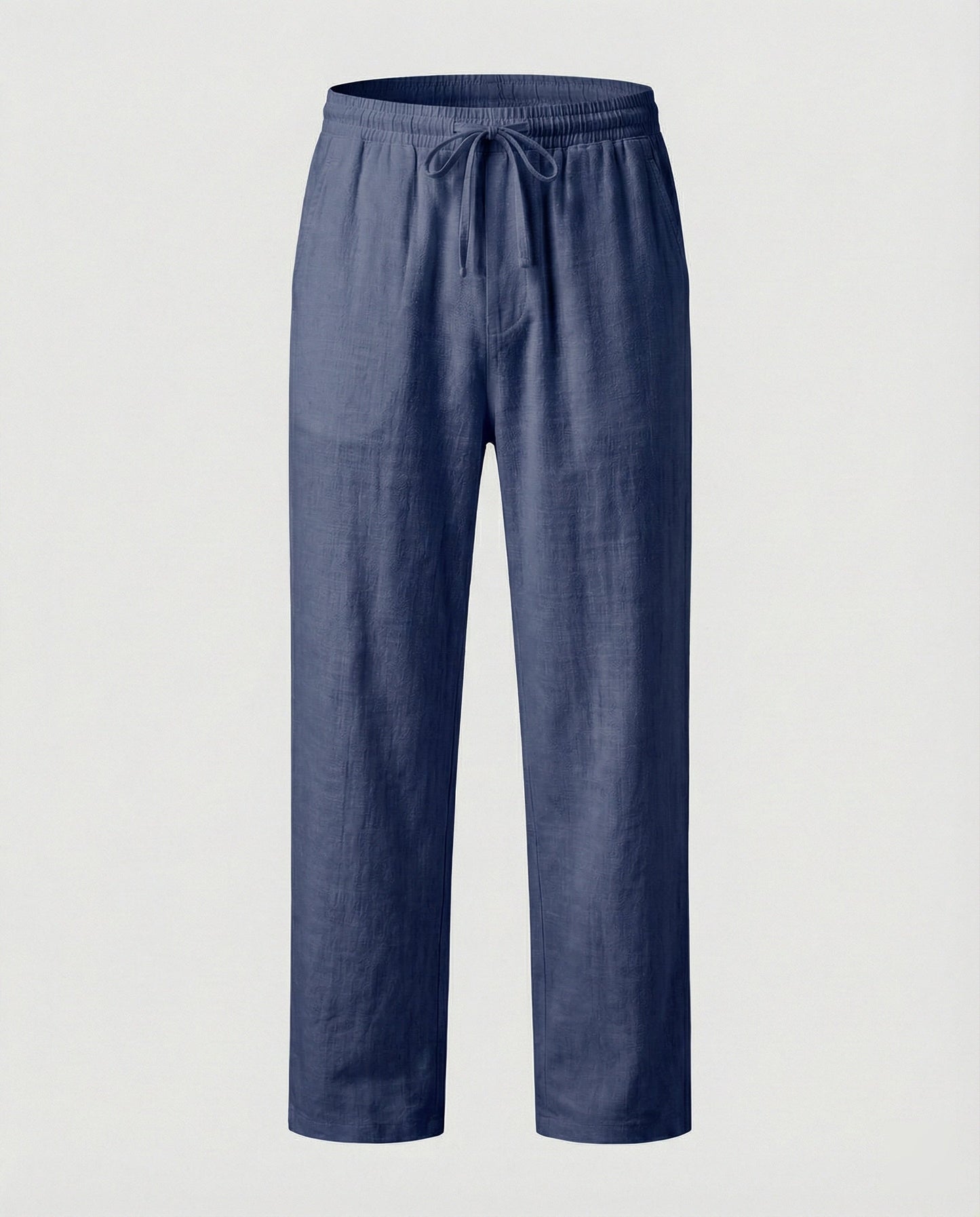 Pantaloni Lino Uomo Vestibilità Comoda