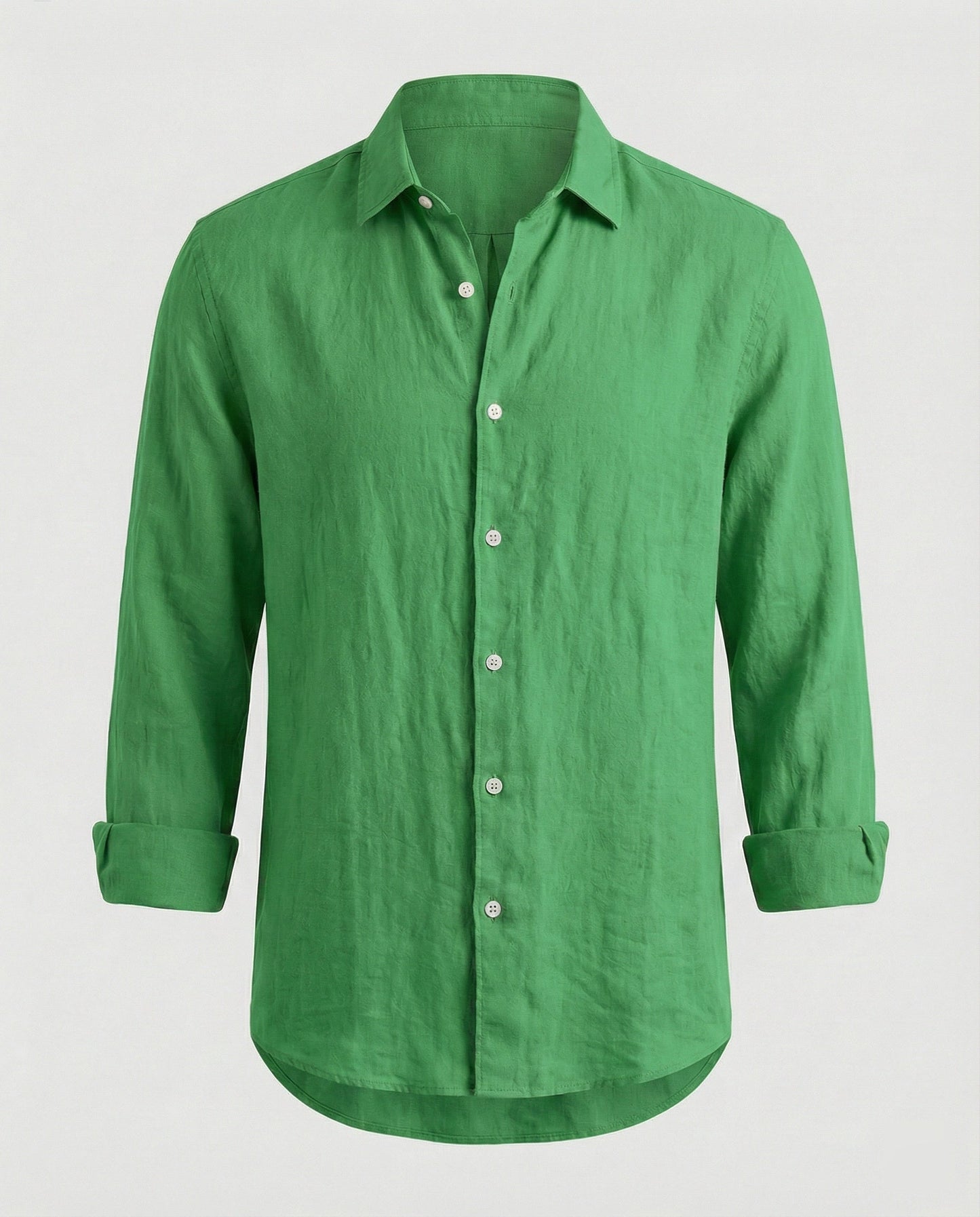 Camicia Uomo Lino Colletto Kent Estiva