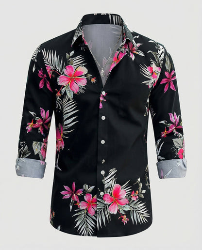 Camicia Uomo Business Manica Lunga Rigata Slim Fit