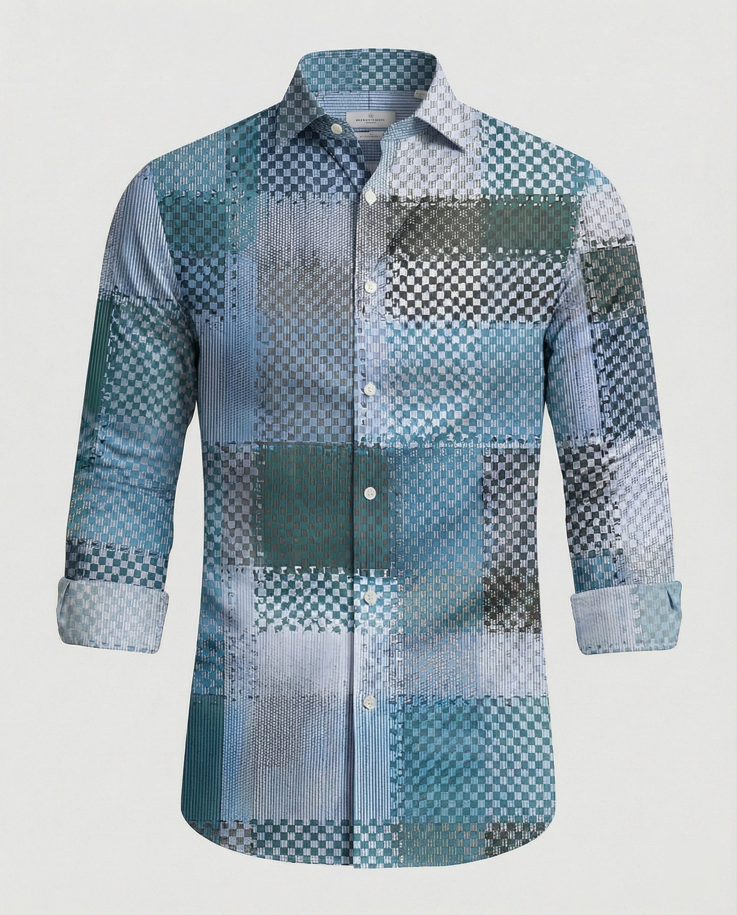 Camicia Uomo Business Manica Lunga Rigata Slim Fit