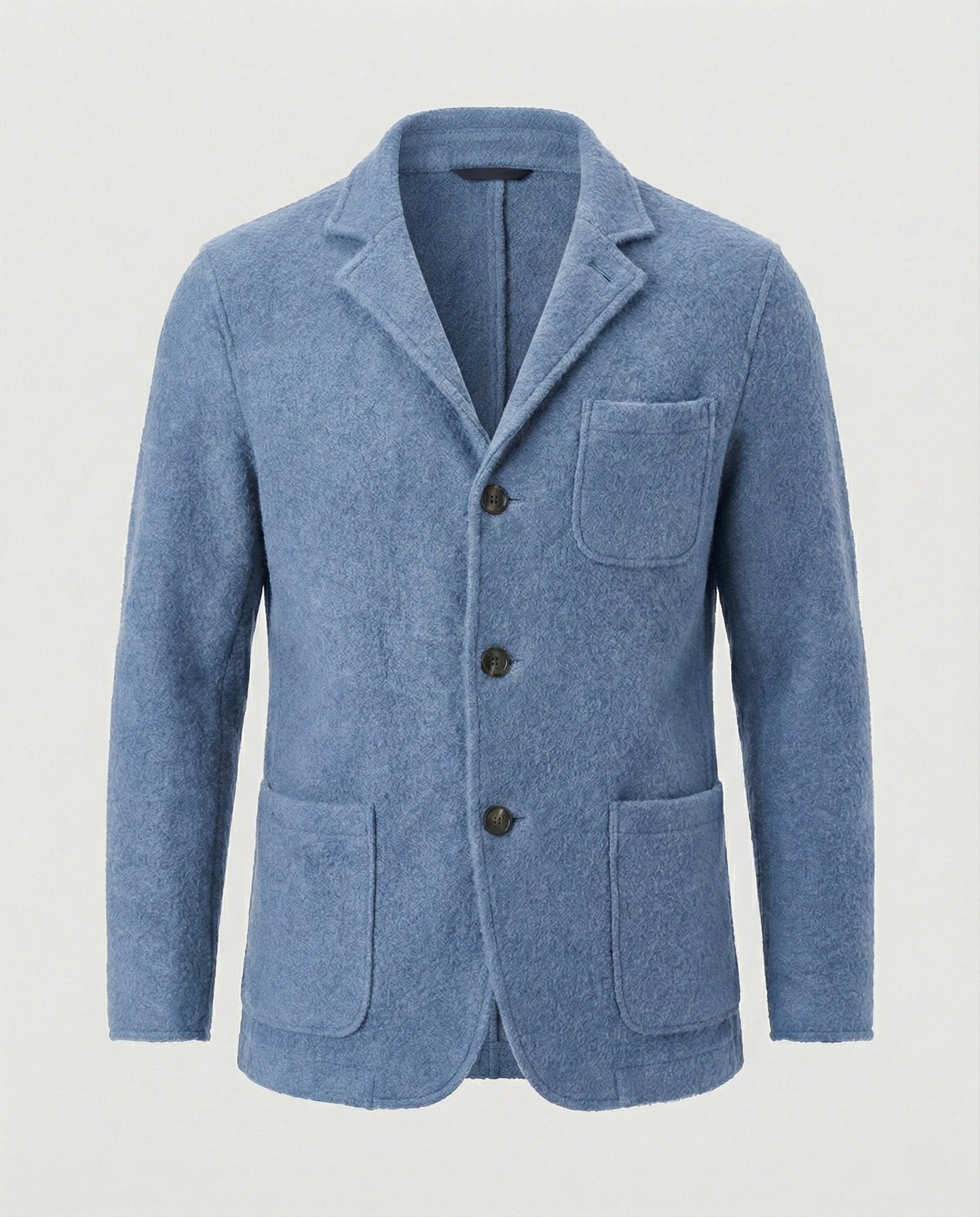 Cardigan Uomo Elegante Maglia Scollo Aperto Taglio Comodo
