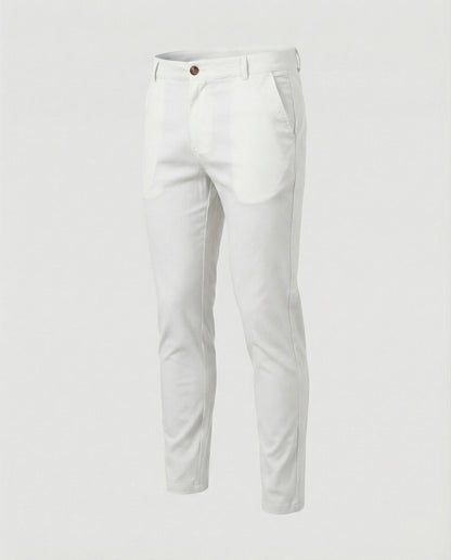 Pantaloni Chino Uomo Slim Fit Elasticizzati