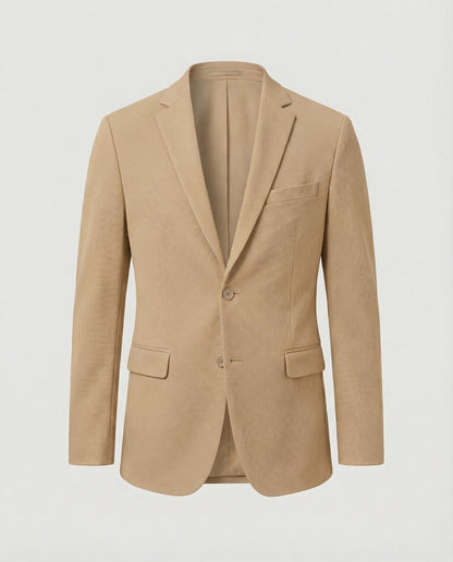 Blazer Uomo in Tessuto Strutturato Classico