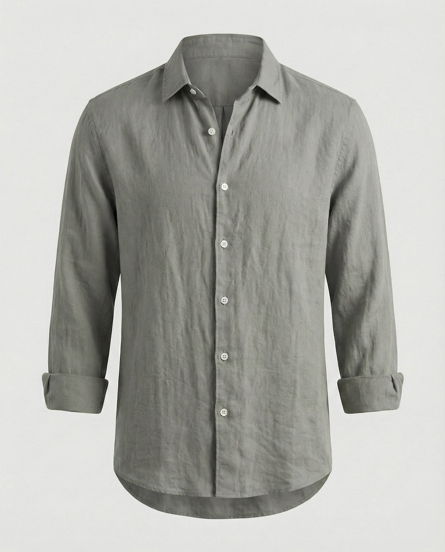 Camicia Uomo Lino Colletto Kent Estiva