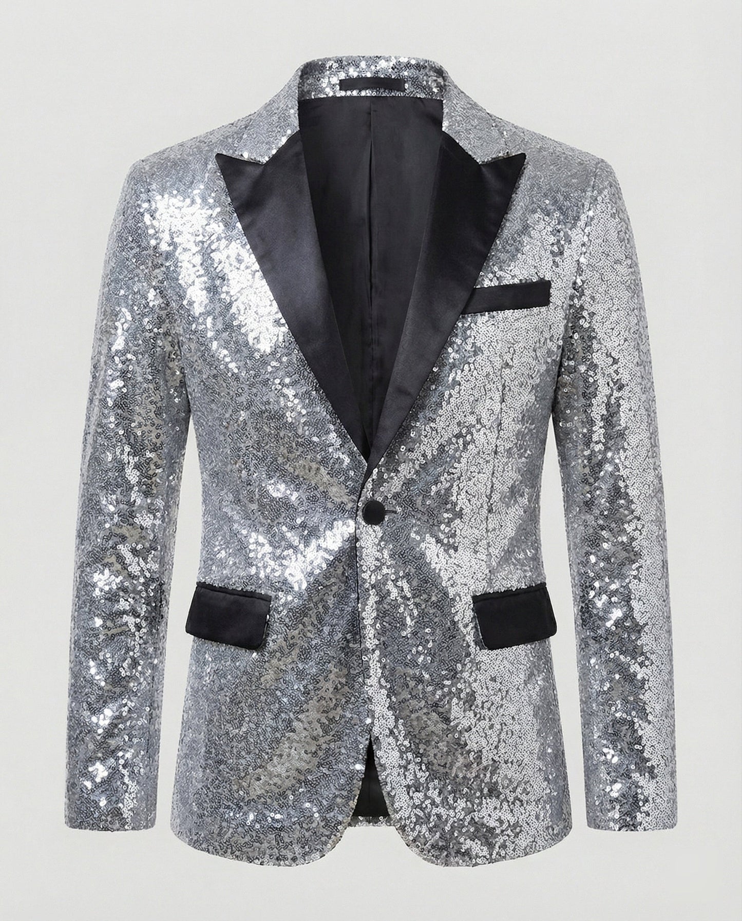 Blazer Donna con Paillettes Vestibilità Classica