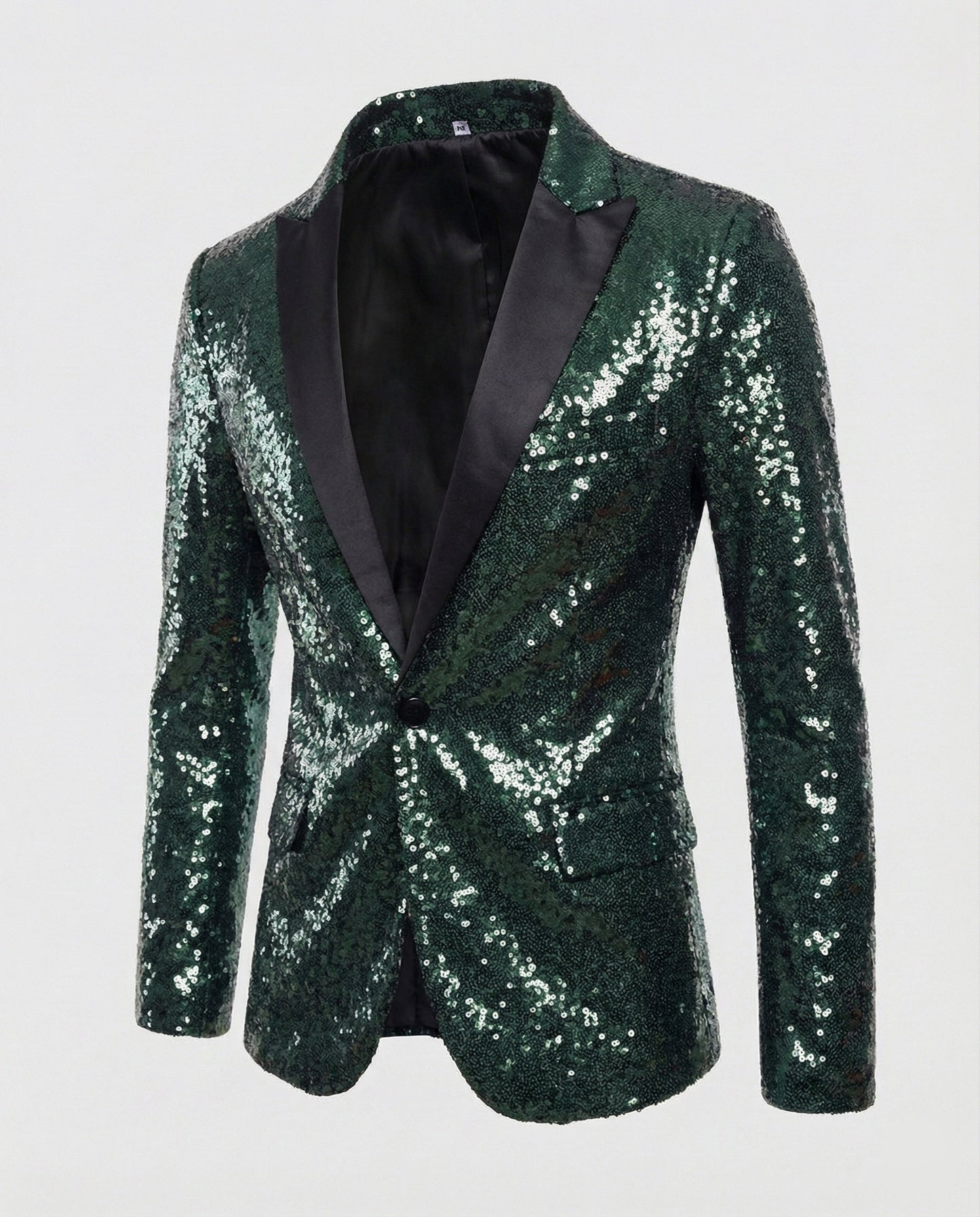 Blazer Uomo Paillettes Elegante Slim Fit