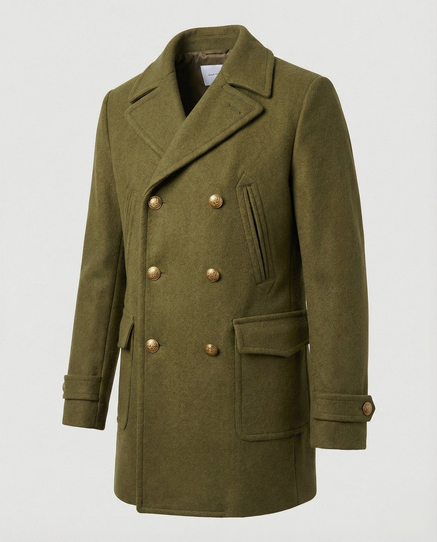 Cappotto Uomo in Lana Elegante Doppio Petto