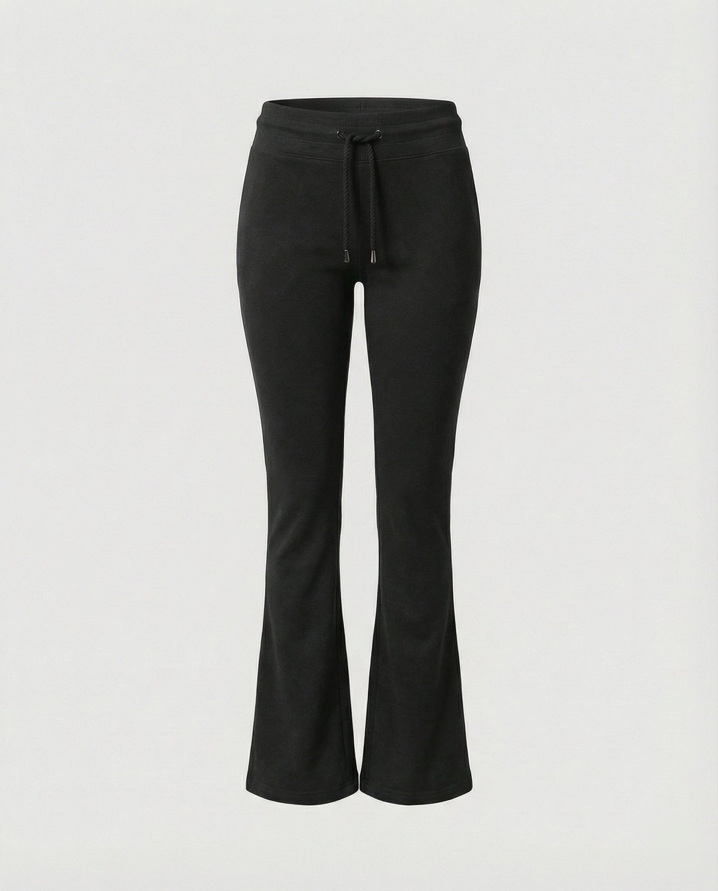 Pantaloni Donna Casual in Felpa con Vita Alta