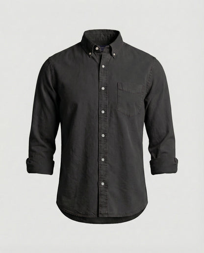 Camicia Oxford Uomo Cotone Button Down