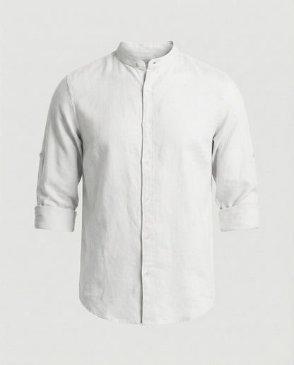 Camicia Uomo Collo Alto Regular Fit
