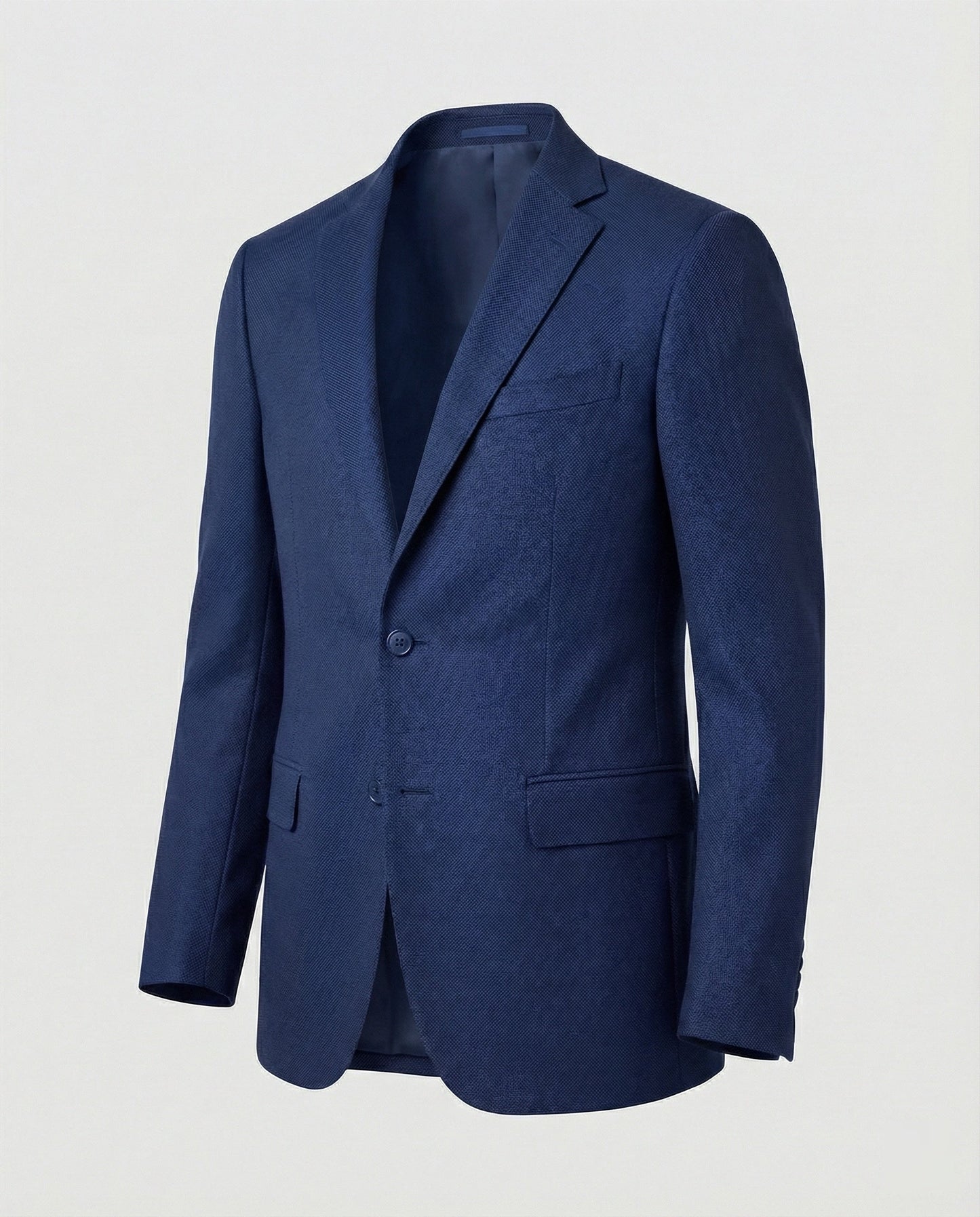 Blazer Uomo in Tessuto Strutturato Classico