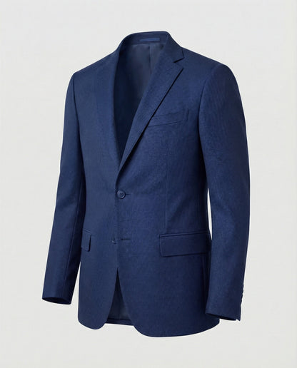 Blazer Uomo in Tessuto Strutturato Classico