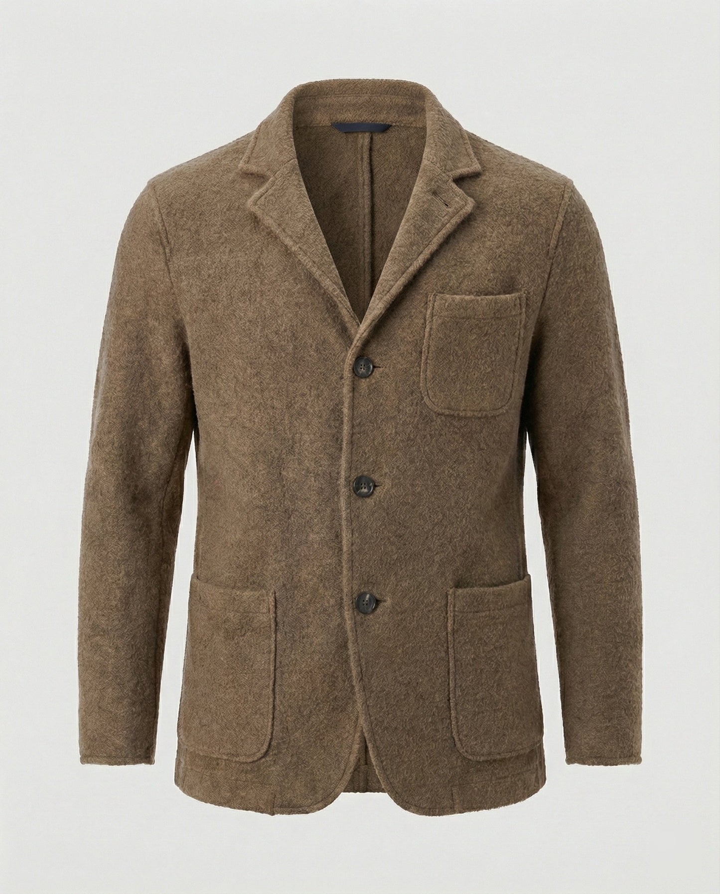 Cardigan Uomo Elegante Maglia Scollo Aperto Taglio Comodo