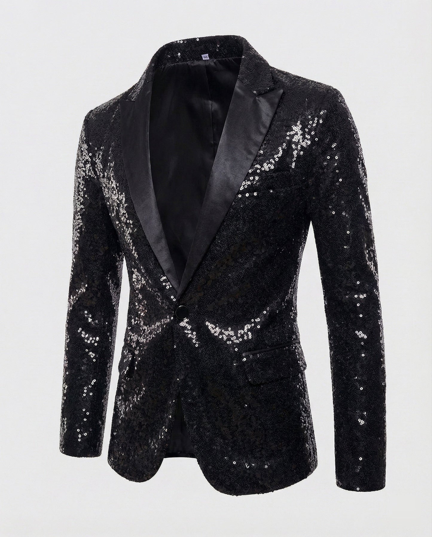 Blazer Uomo Paillettes Elegante Slim Fit