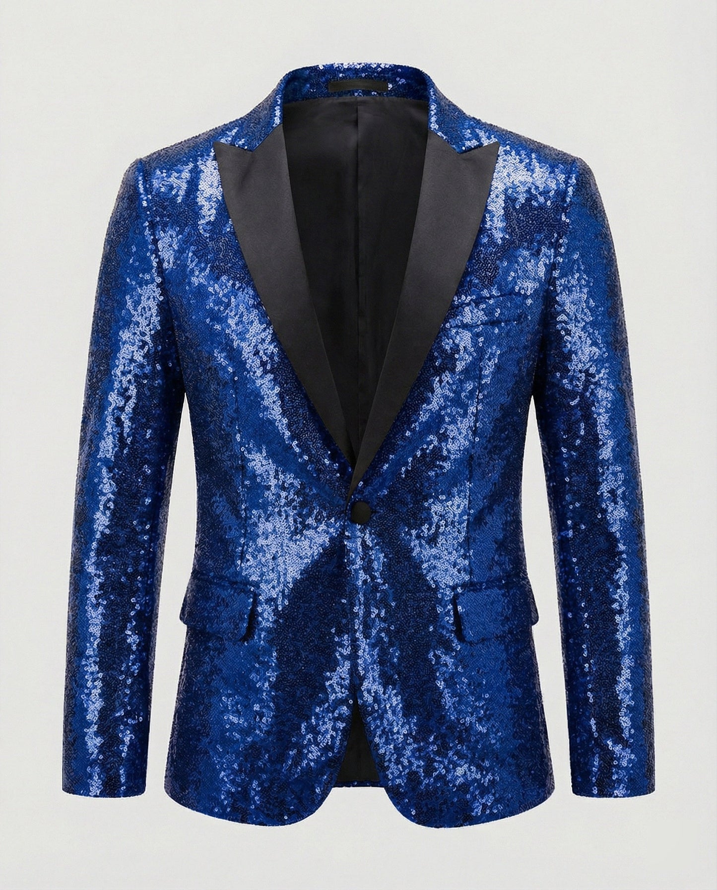 Blazer Uomo Paillettes Lucido Slim Fit