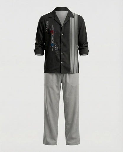 Completo Uomo in Viscosa Casual Comodo
