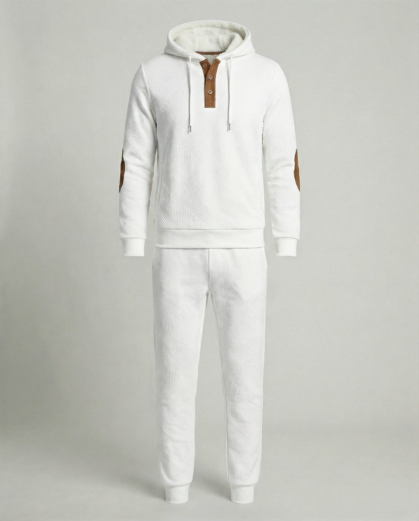 Tuta Jogging Uomo Felpa con Cappuccio e Pantaloni