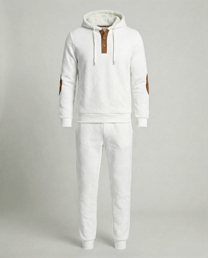 Tuta Jogging Uomo Felpa con Cappuccio e Pantaloni