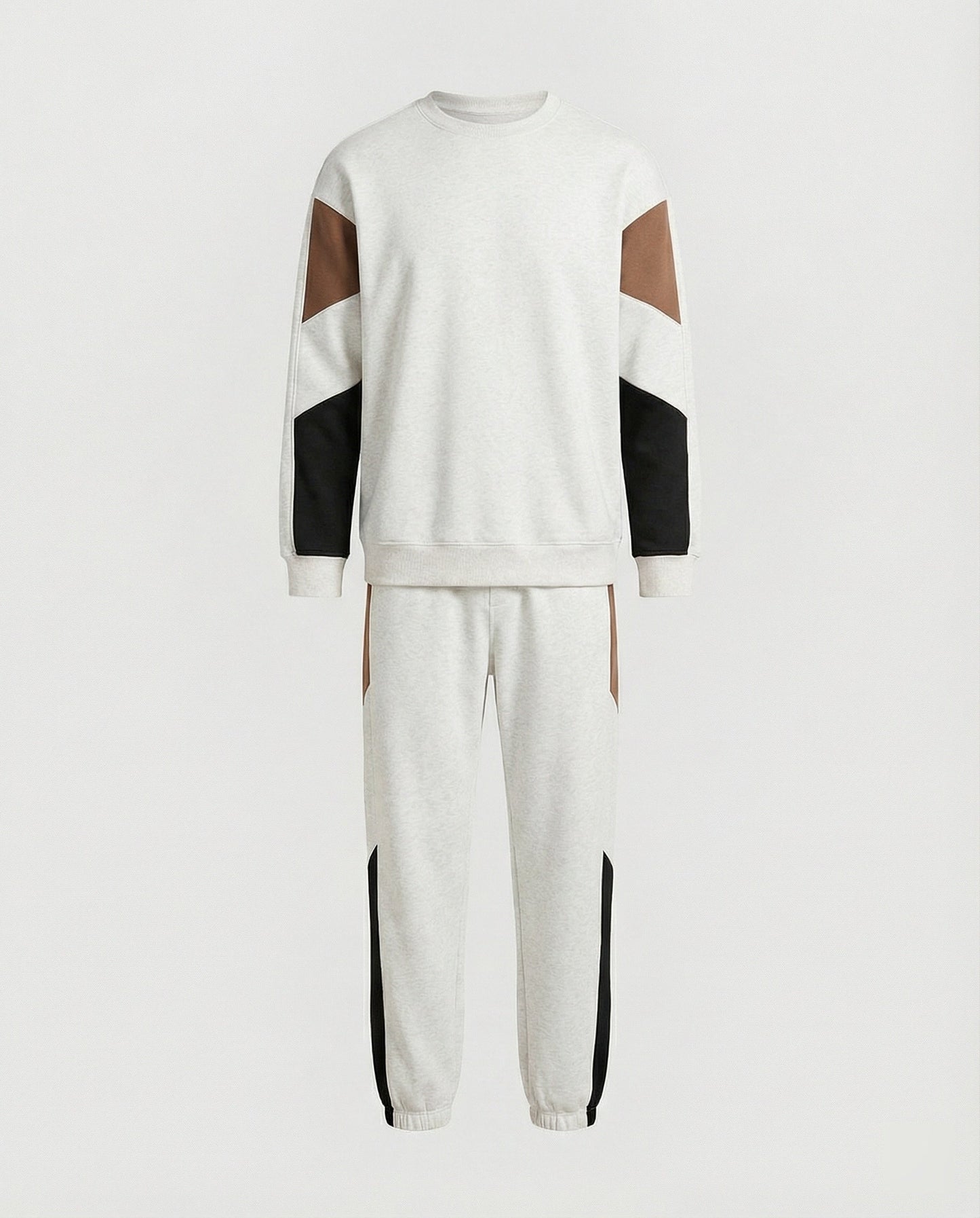 Completo Uomo Felpa con Stampa e Pantaloni Jogging