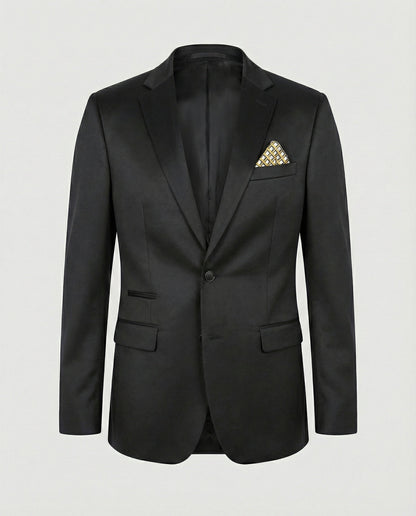 Giacca Uomo Satinata Elegante Slim Fit