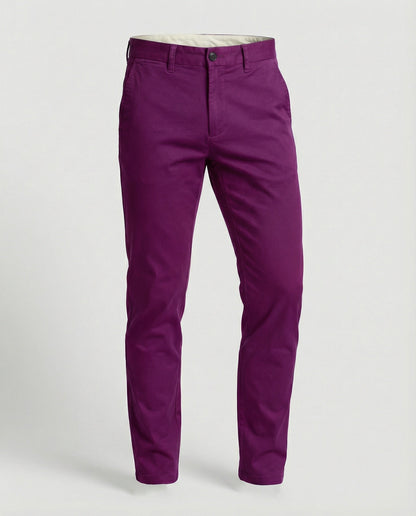 Pantaloni Uomo Slim Fit Elastici Casual