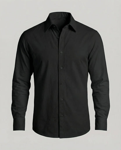 Camicia Uomo Business Cotone Collo Kent Slim Fit