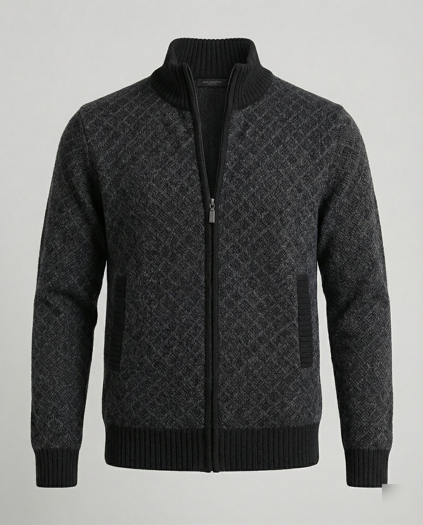 Cardigan Uomo in Maglia con Zip