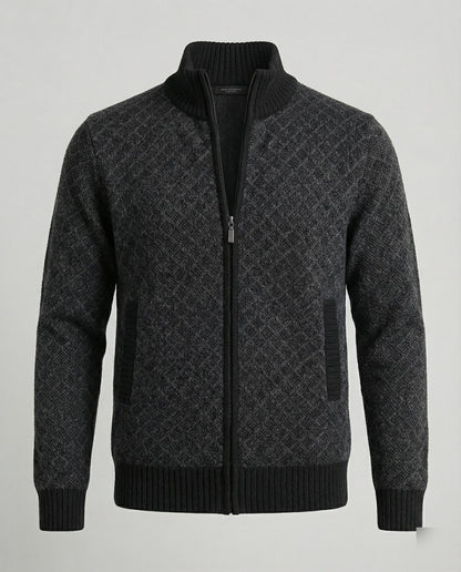 Cardigan Uomo in Maglia con Zip