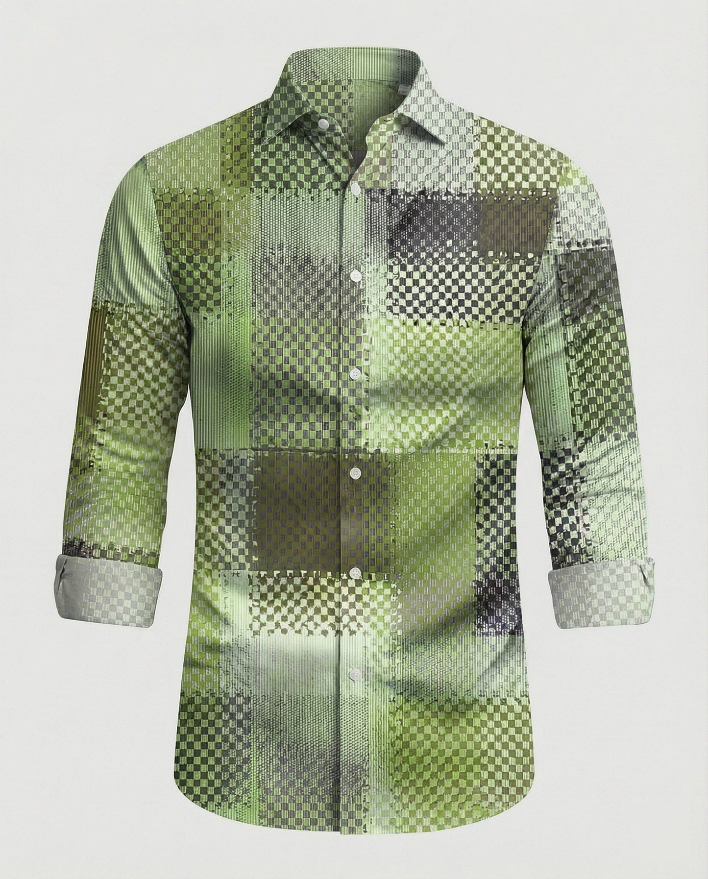 Camicia Uomo Business Manica Lunga Rigata Slim Fit