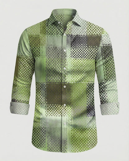 Camicia Uomo Business Manica Lunga Rigata Slim Fit