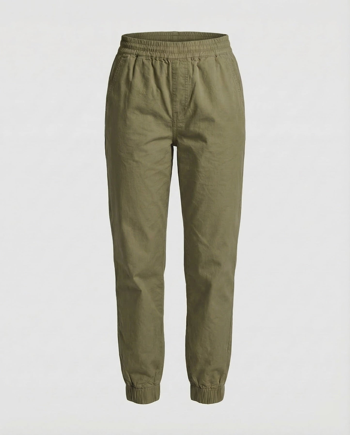 Pantaloni Chino Donna Cotone Vestibilità Jogging