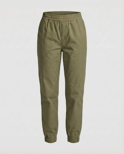 Pantaloni Chino Donna Cotone Vestibilità Jogging