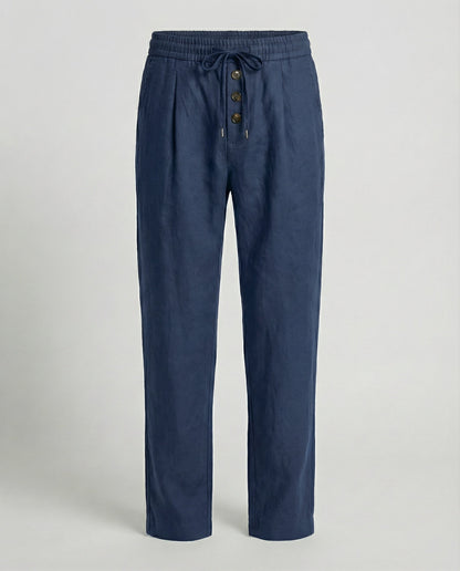Pantaloni Uomo Lino Leggeri e Traspiranti