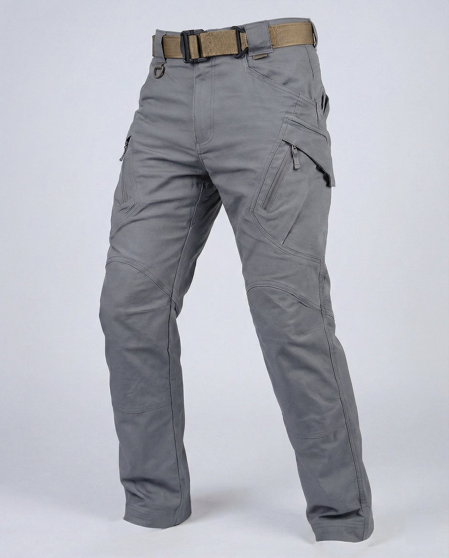 Pantaloni Uomo Outdoor Tessuto Tecnico Comfort Elasticità