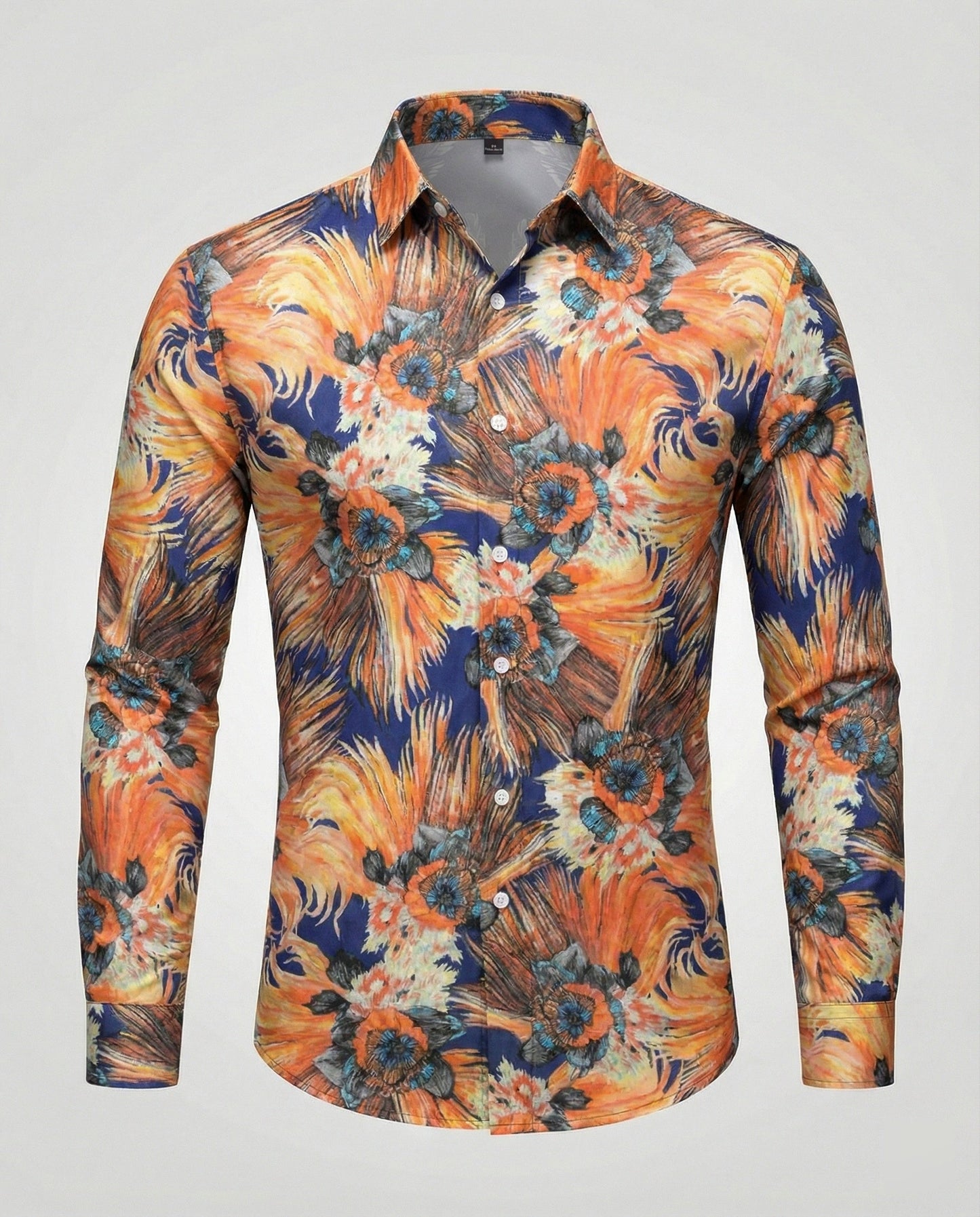 Camicia Uomo Business Manica Lunga Rigata Slim Fit