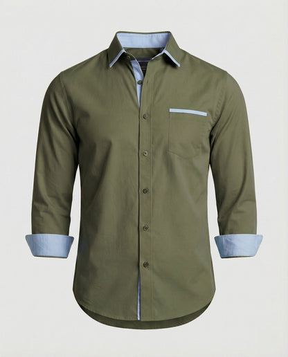 Camicia Uomo Business Collo Kent Classica