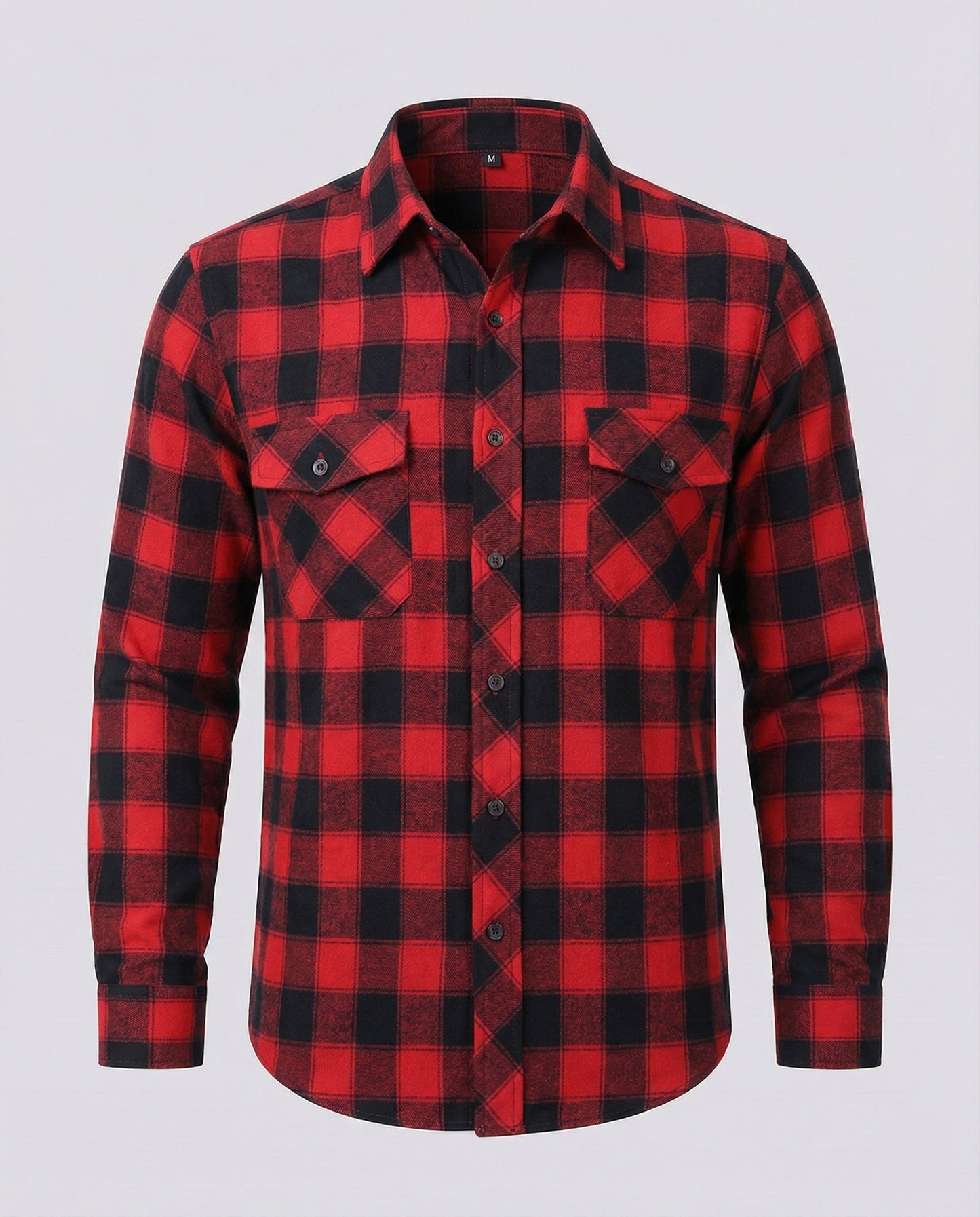 Camicia Uomo Flanella Quadri Casual
