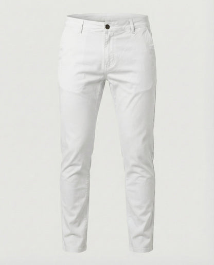 Pantaloni Chino Uomo Slim Fit Moderni